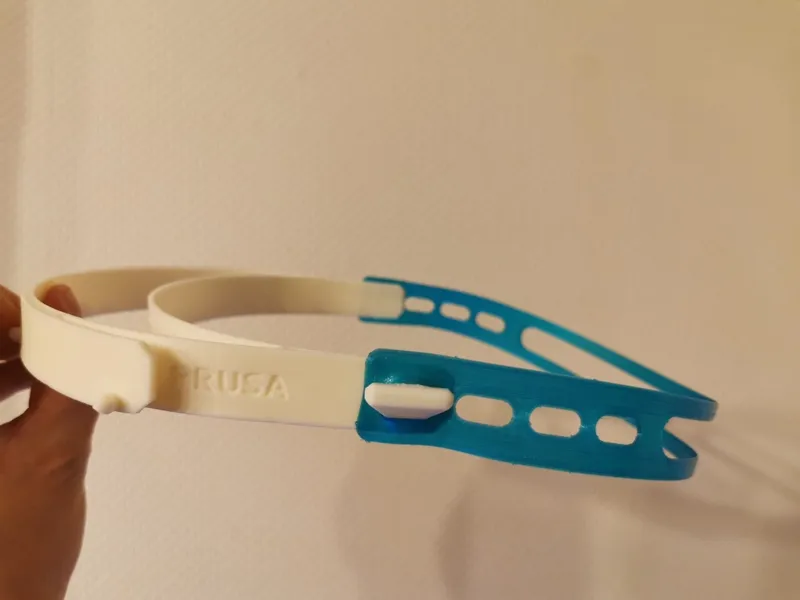 Prusa Face Shield TPU headband (300x300 printer needed)