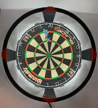 Lumière LED 360° pour cible de fléchettes — photo 1