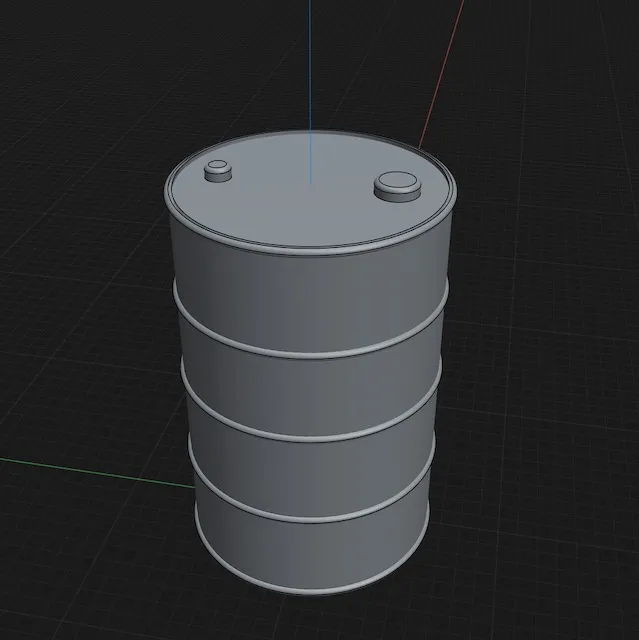 1/10th Scale 44 Gallon Drum