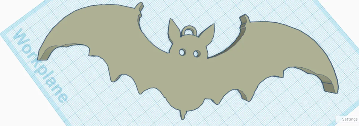 Chauve-souris décorative d'Halloween