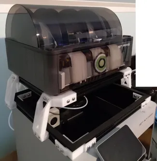 Alu Riser - 2020 aluminum profile based AMS Riser for Bambu X1 and similar printers