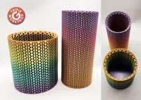 Set de vases hypnotiques — bord dentelé — photo 1