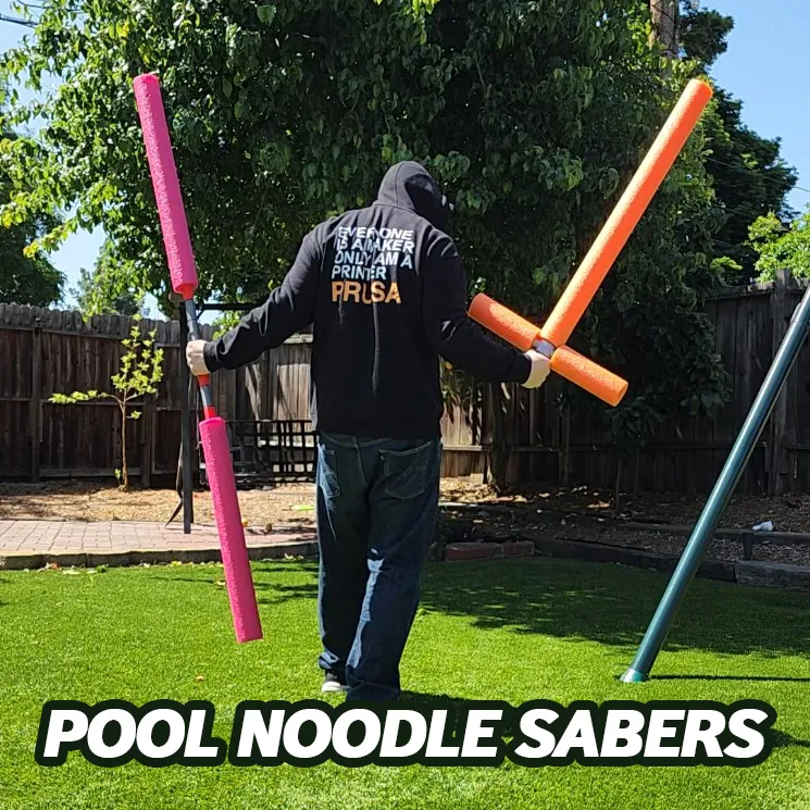 Kylo Ren's Pool Noodle Lightsaber Remixed by MakerWorld