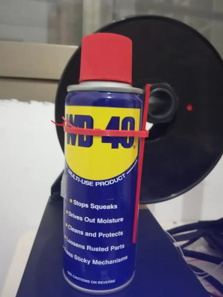 Wd-40 200ml can straw holder.