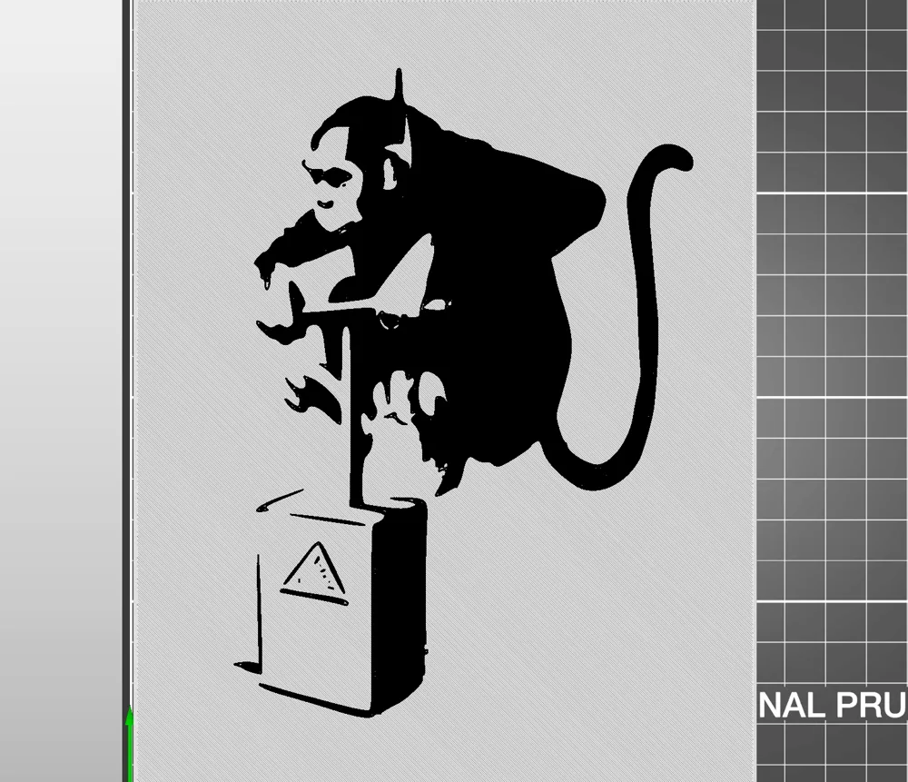 Banksy's Monkey Detonator - 2 Color w/filament change (1 at a time) by ...