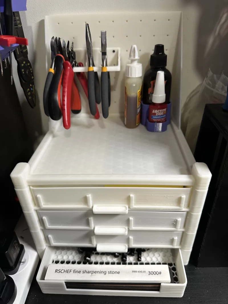 Stackable Drawer Top Backplate