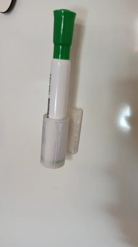 Whiteboard single pen holder (editable)