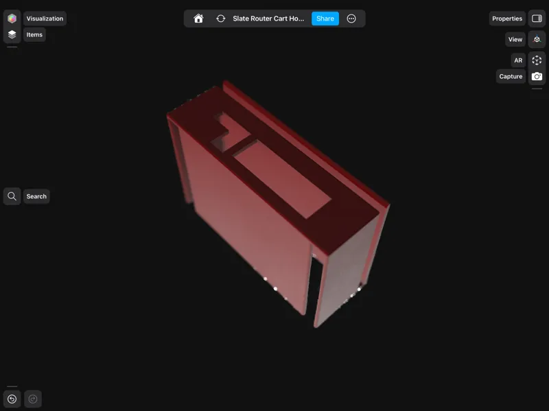 Slate Router Holder