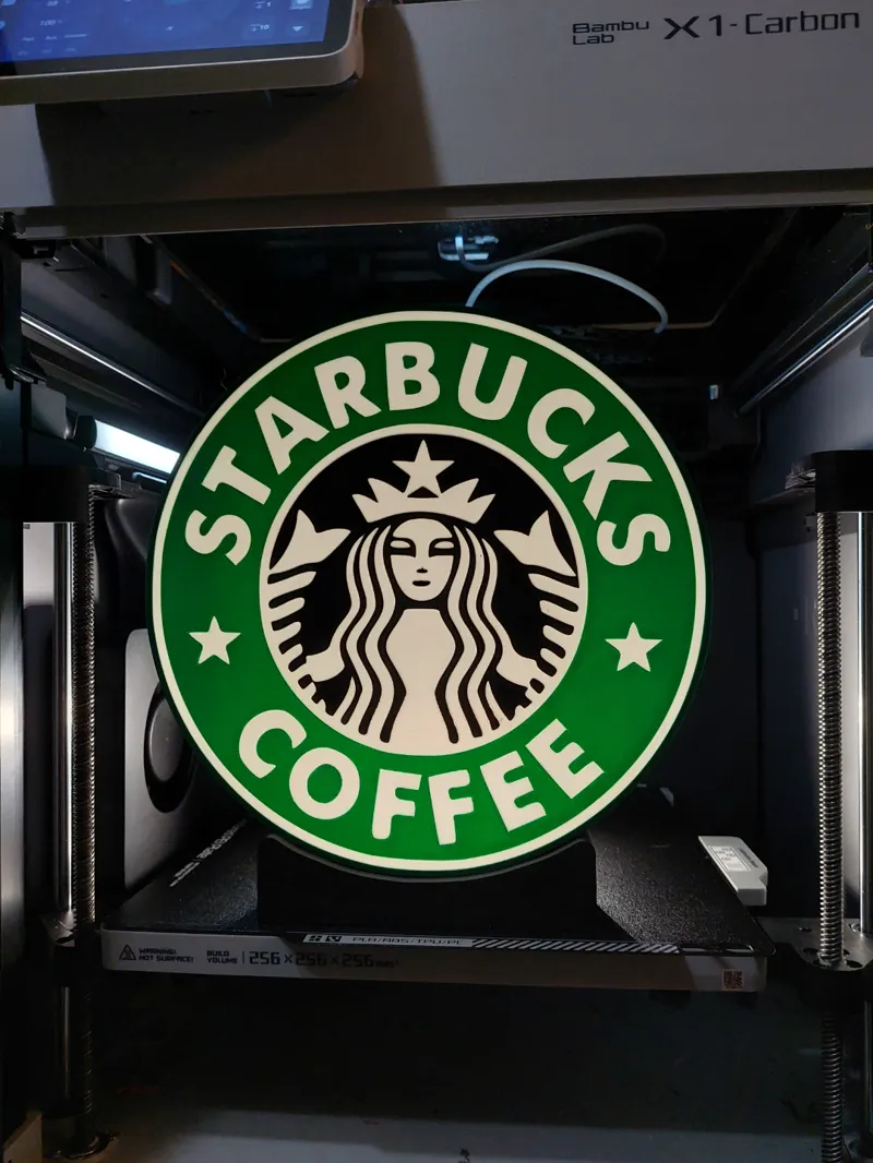 Starbuck LED light box