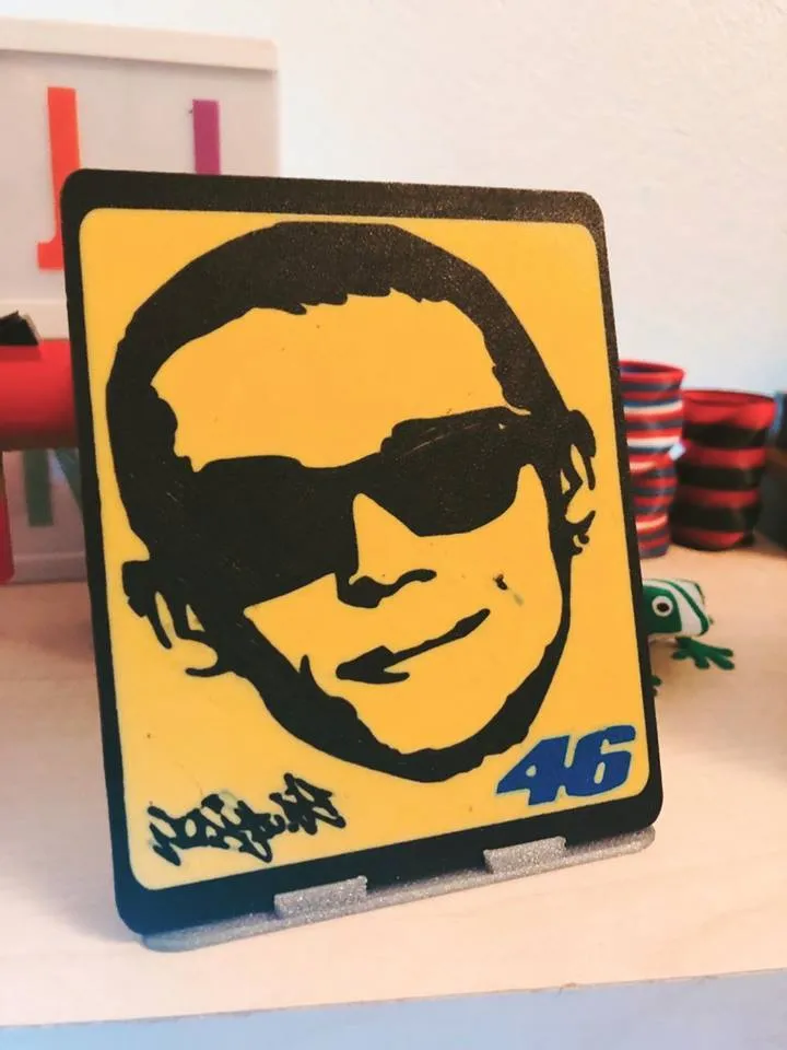 Cadre Portrait Valentino Rossi
