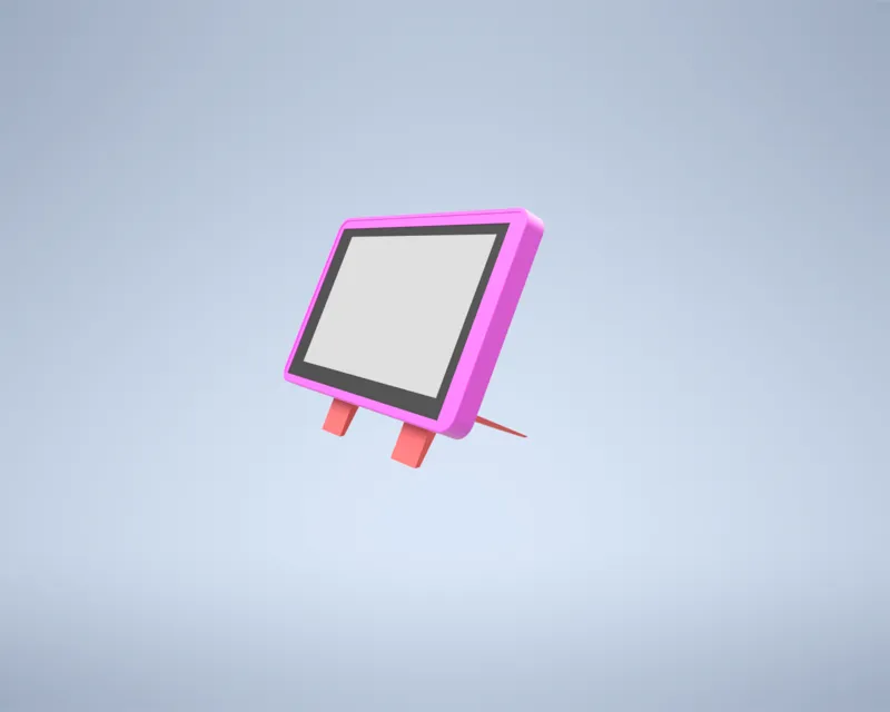 Raspberry Pi 4B 7 Inch Touch Screen Enclosure
