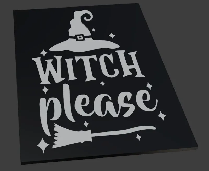 Witch Please sign