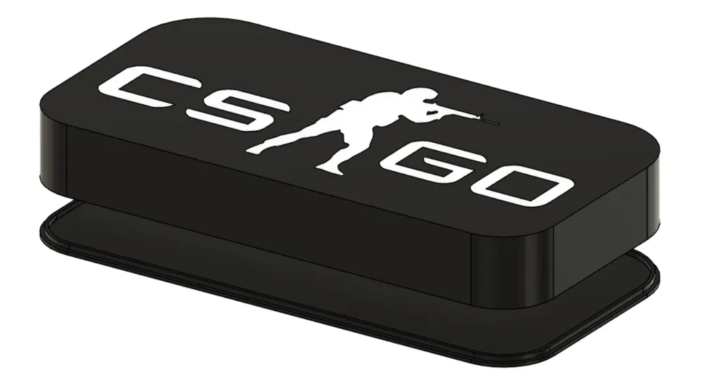 CS GO Lightbox LED Lamp - Free 3D Print Model - MakerWorld