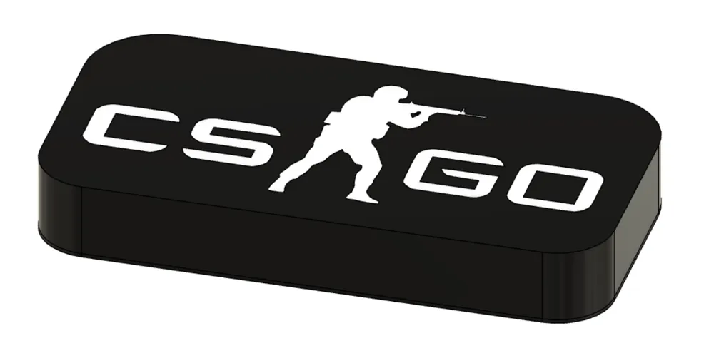 CS GO Lightbox LED Lamp by Magic Studio 3D MakerWorld: Download Free 3D ...
