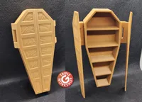 Étagère cercueil à double porte (avec version vide) — photo 1