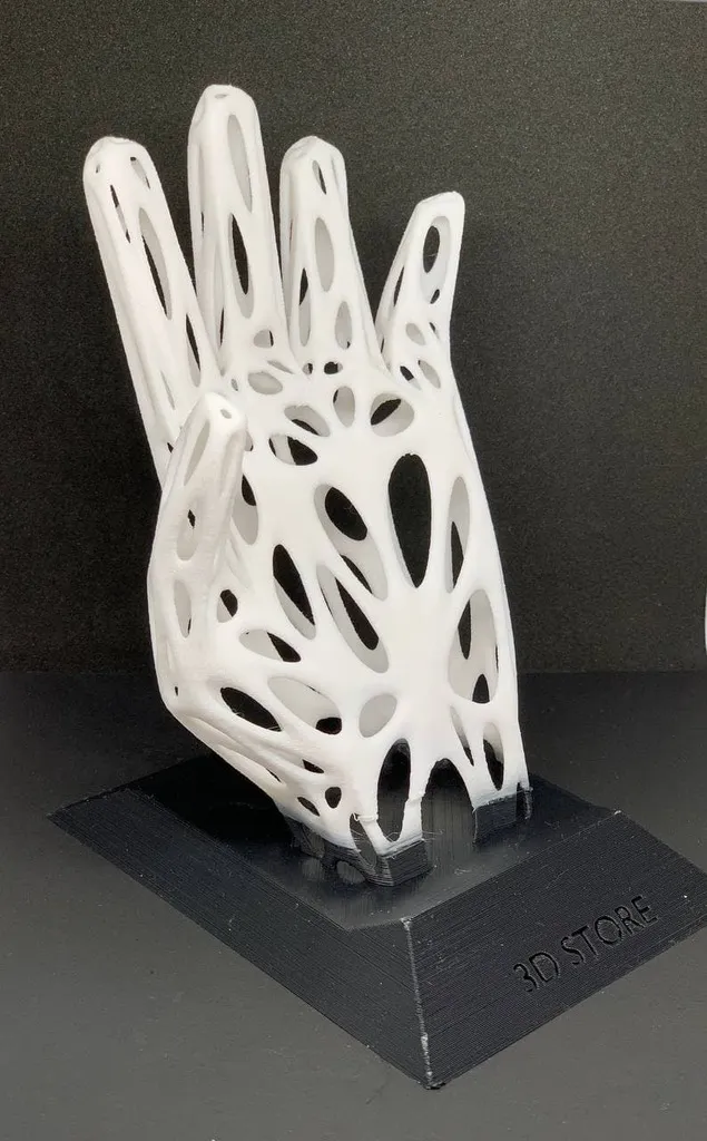 Voronoi Hand phone holder
