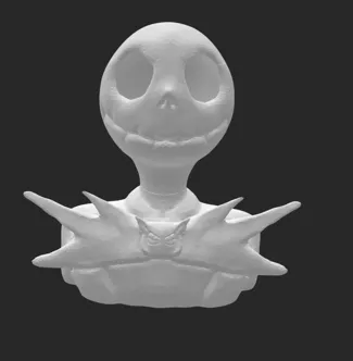 Jack Skellington Lantern Nightmare before Christmas Halloween LED Light Sculpture Bust