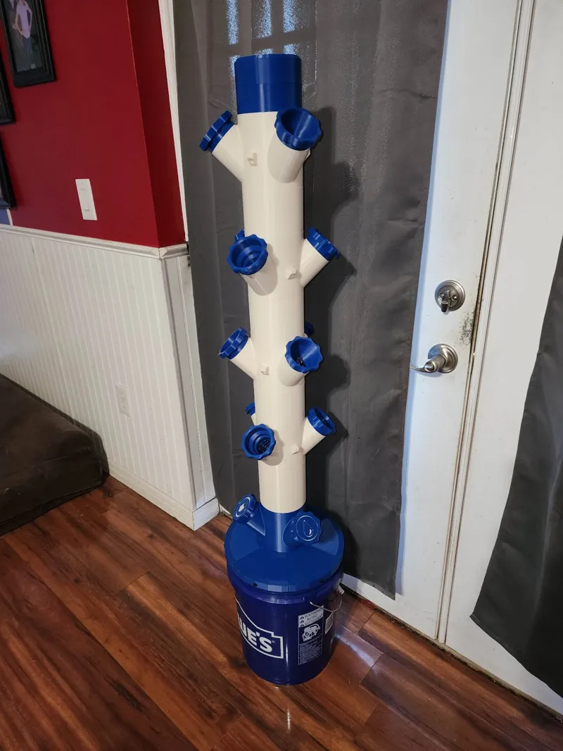 Remixed Modular Hydroponics Tower