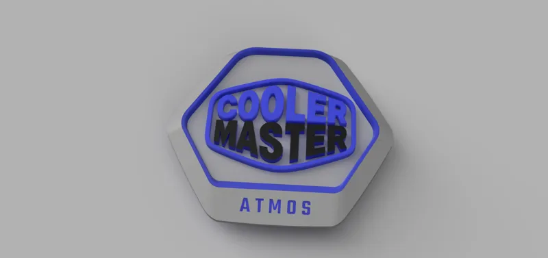 Atmos badge with CoolMaster logo
