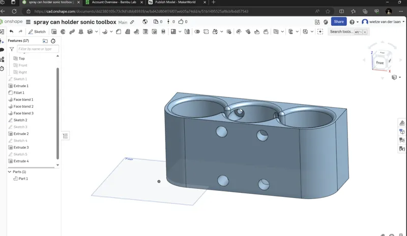 spray can holder sonic toolbox