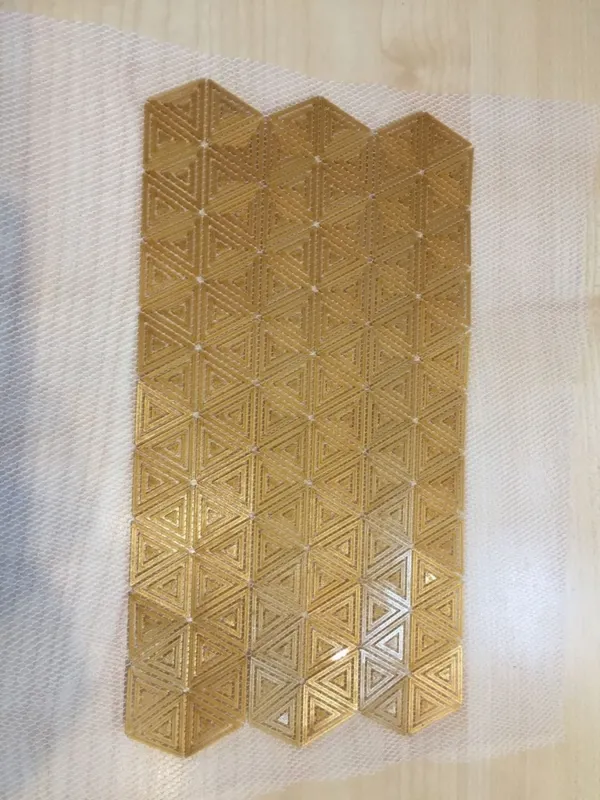 Triangles à imprimer sur tissu