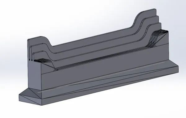 Support incliné pour 5 assiettes