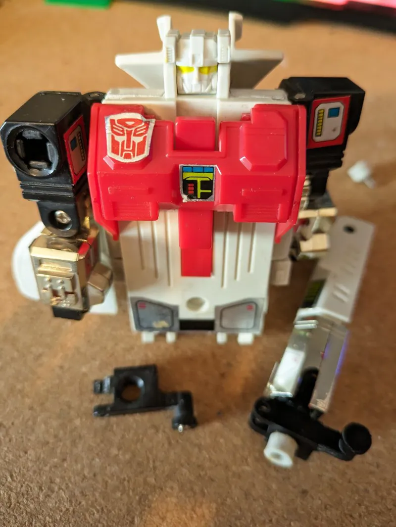 Transformers G1 Aerobot Silverbolt hip