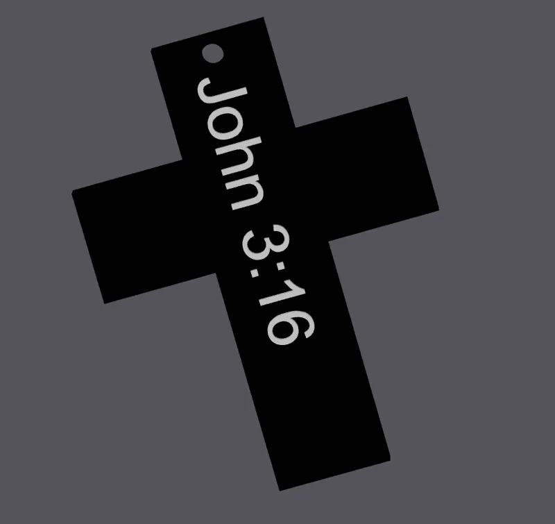 Cross Keychain