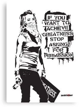 Banksy - Greatness - Hueforge