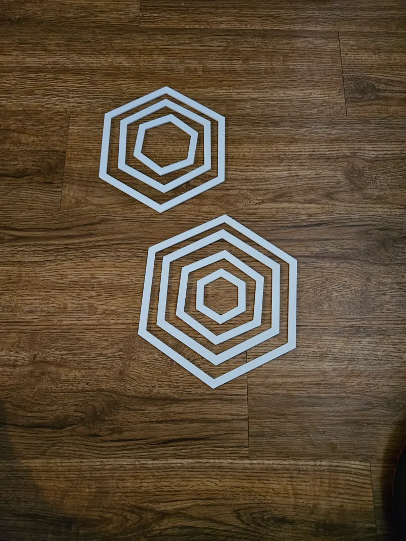 Hexagon Paper Piecing Template for quilting