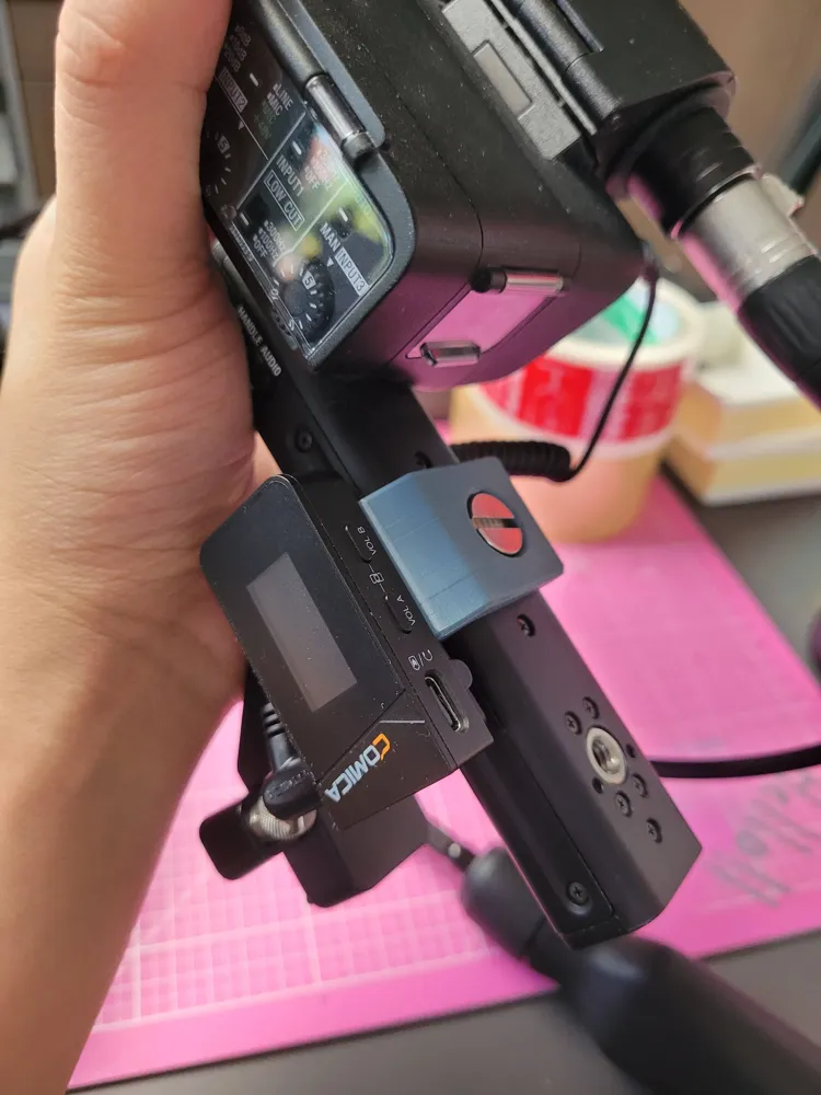 90 Cold Shoe Mount For The Sony FX3 FX30 XLR Handle By Leoax19980 90-cold-shoe-mount-for-the-sony-fx3-fx30-xlr-handle-by-leoax19980