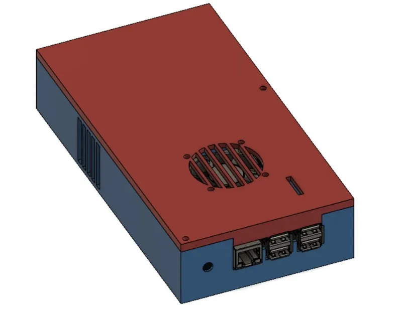 OctoPi-Box with 5V Power Supply and relay