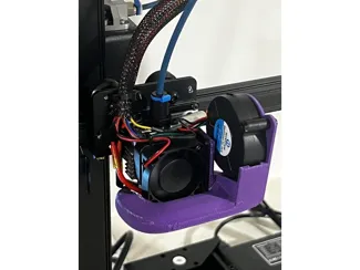 CR-10 Smart 5015 dual duct part cooling fan upgrade.