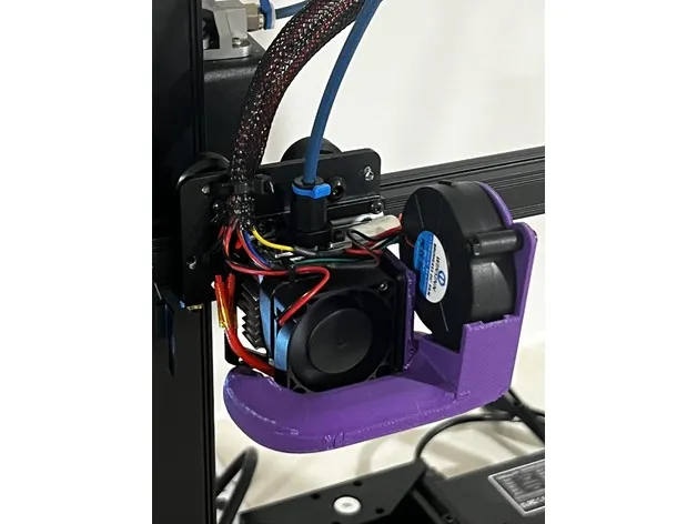 CR-10 Smart 5015 dual duct part cooling fan upgrade.