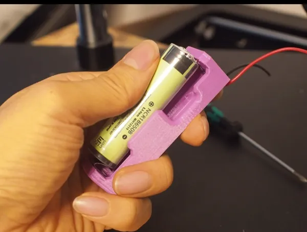 Support batterie 18650 avec PCB de protection (Keystone 209 & 228)