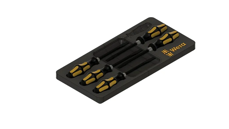 Wera chiseldriver set toolbox organizer