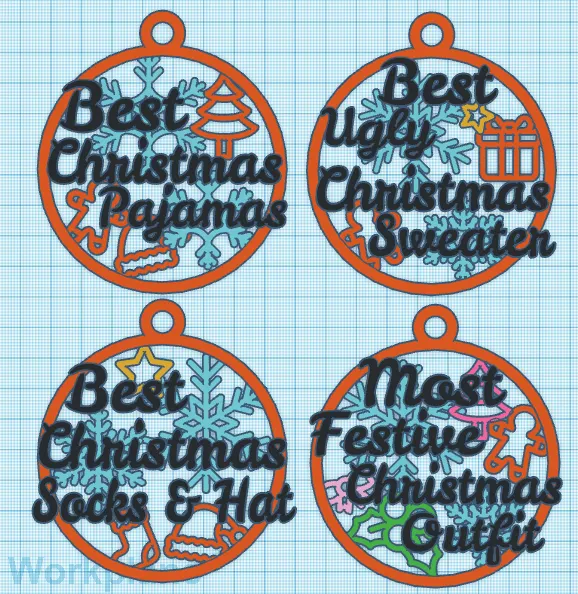 Christmas Ornaments - Trophys