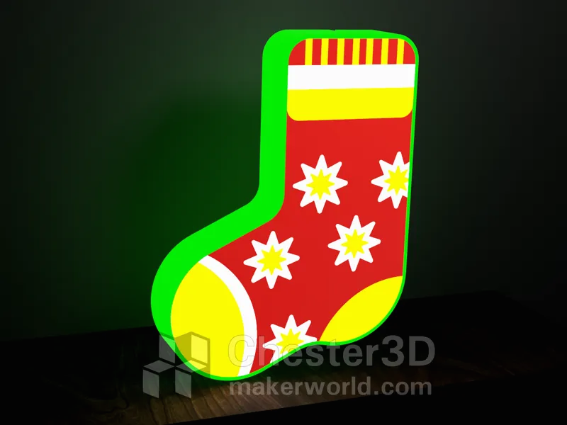 Christmas Sock I LED Lamp