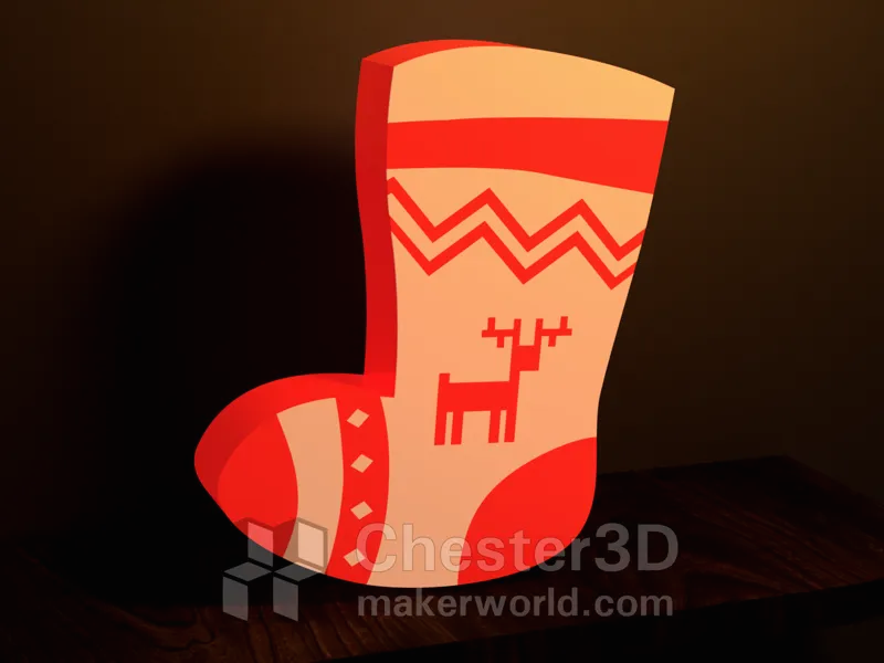 Christmas Sock II LED Lamp
