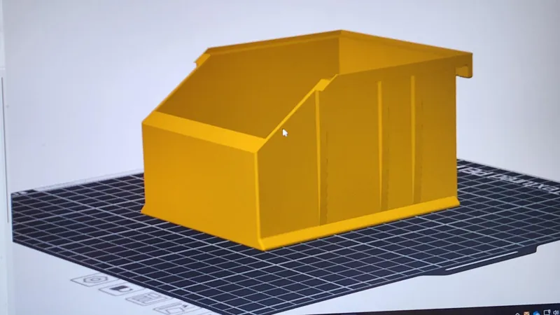stackable tool storage bin