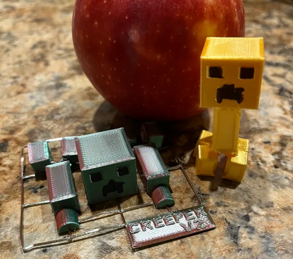 Creeper articulé Minecraft