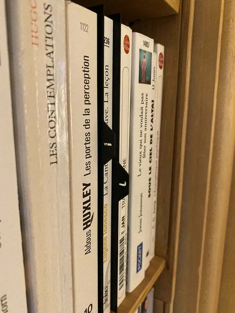 Pocket-Books Shelf Dividers