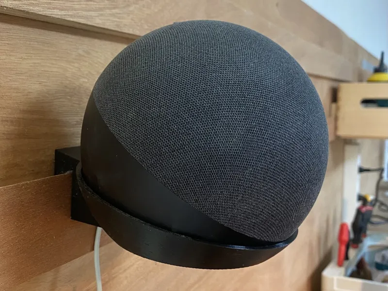 Amazon Echo Dot 4 - French cleat hanging system