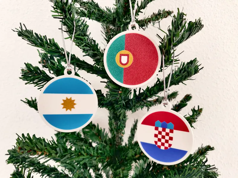 2022 Qatar World Cup Christmas Balls