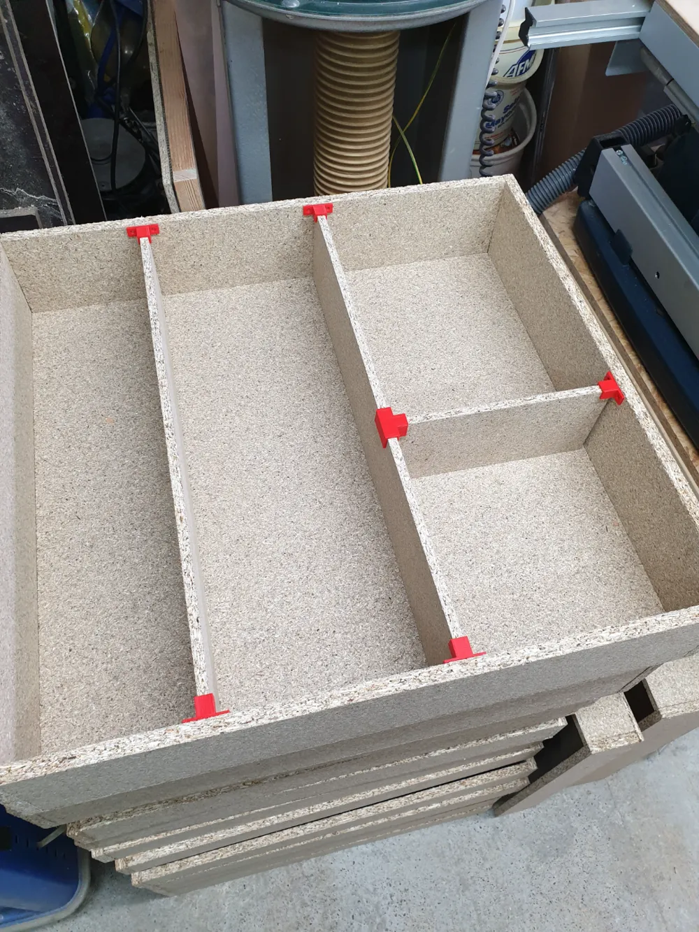 Drawer / Storage Organizer Brackets / Braces Schubladen Unterteiler