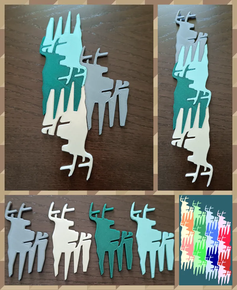 Tessellating deer