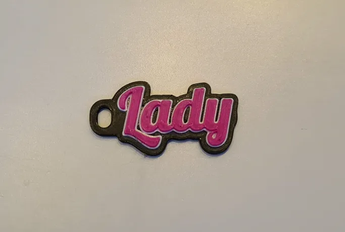 Lady Keychain