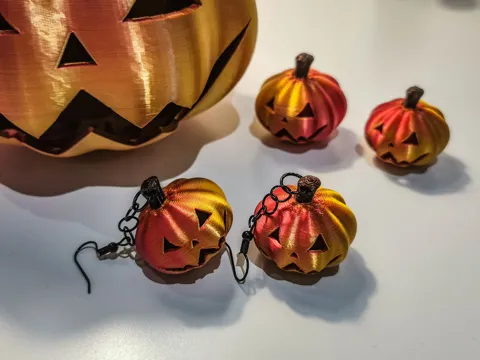 Halloween Pumpkin Earrings