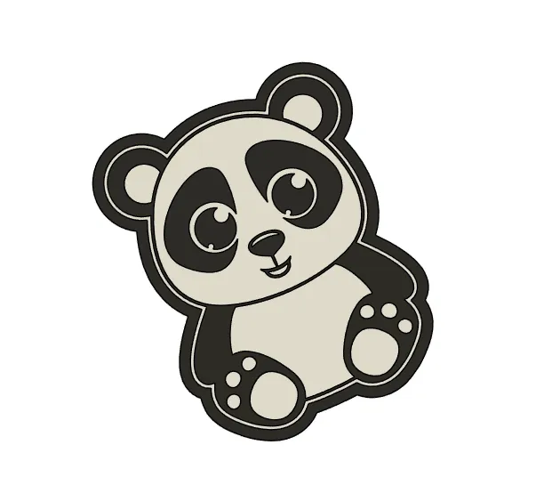Panda Sleeping lamp