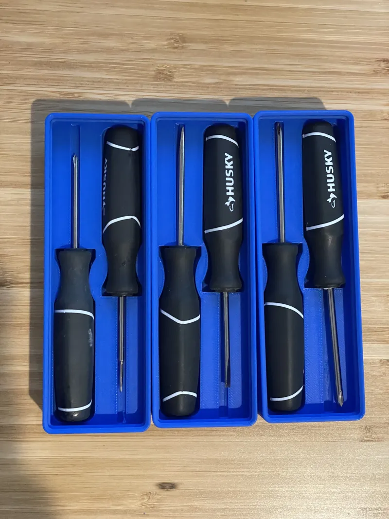 Gridfinity Precision Screwdriver Holder